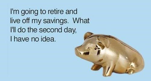 Great Retirement Plan Piggy bank
