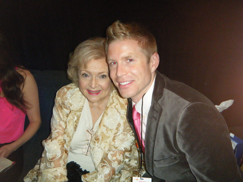 Golden Girls Betty White with Financial Planner LA David Rae