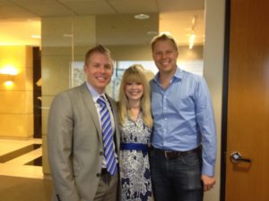 Bravo Newlyweds Financial Planner David Rae with Erik and Nadine