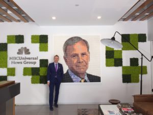 Financial Planner David Rae at the Tom Brokaw NBC News Studios