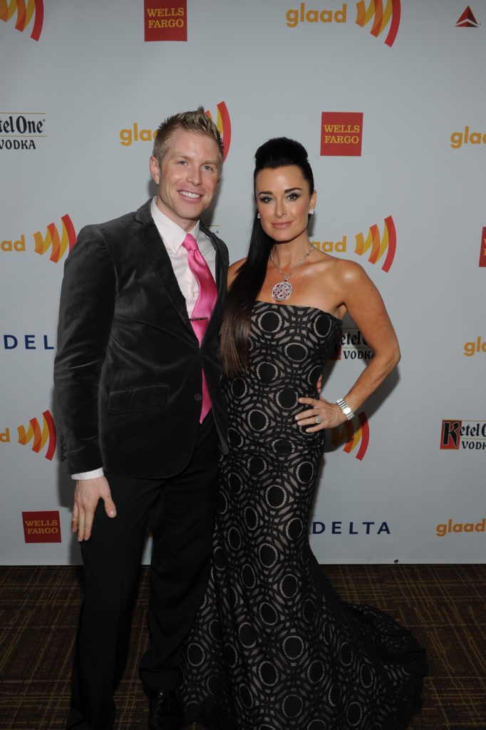 GLAAD Media Awards Presented By Ketel One And Wells Fargo - Red Carpet David Rae with Kyle Richards 